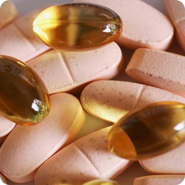 تصویری از مکملهای ویتامین D و کلسیم.