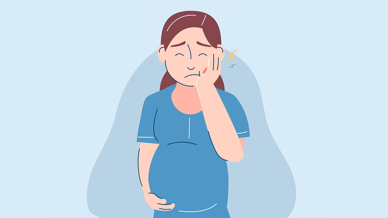 درد روکش دندان در بارداری