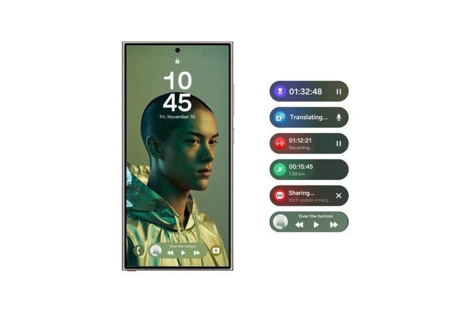نوتیفیکیشن بار در one ui 7 سامسونگ 
